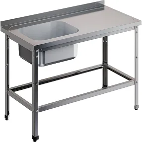 ванна моечная с рабочей поверхностью с бортом вмцр/1-18/7-бло-эц