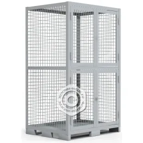 шкаф металлический сетчатый 2000х1200х1000 (2 дверцы)