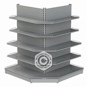 стеллаж торговый внешнего угла 50 серия