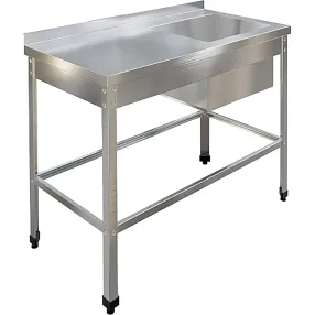 ванна моечная с рабочей поверхностью с бортом вмср/1-10/6-бпо-эц