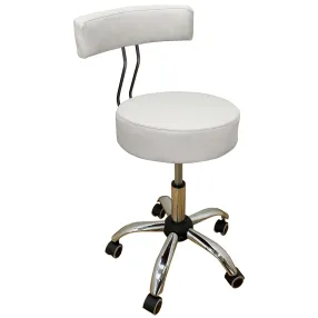 стул мастера монро на металлическом каркасе (ф50 см) хром