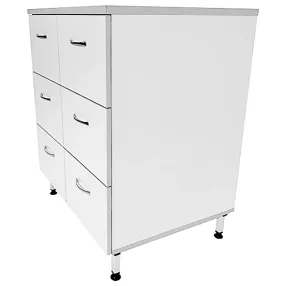 стол-тумба лабораторная тл 18.007 (белый)