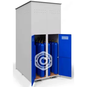 хранилище для газовых баллонов разборное без пандуса сгб-30