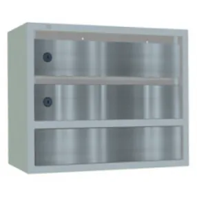 почтовый ящик «орион м» с дверцами из нержавеющей стали 2 секции