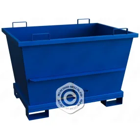 контейнер металлический с откидным дном ко-1,25