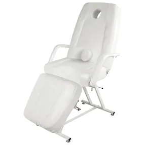 кресло косметологическое усиленное (механический привод) обивка люкс-2 + отверстие для лица