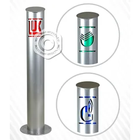 парковочный столбик с логотипом