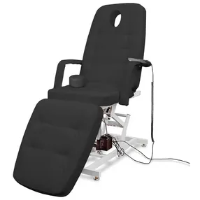 кресло косметологическое элегант 2 (2 электропривода) обивка премиум + отверстие для лица