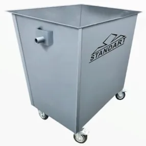 мусорный контейнер 750л для тбо без крышки