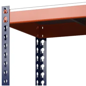 стеллаж металлический профи-т 2500х1845х455 (4 сплошные оцинкованные мет. полки)