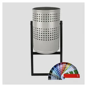 урна уличная «уралочка» 21л, с перфорацией вкапываемая