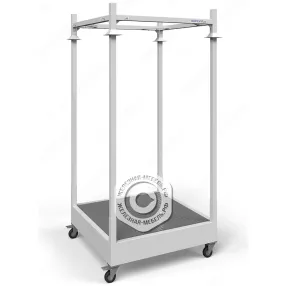 держатель для big bag 1800 с поддоном на колёсах