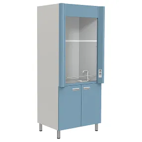 шкаф вытяжной forlab шв-01-902 эконом с подводом воды (шв-01-мск) керамогранит