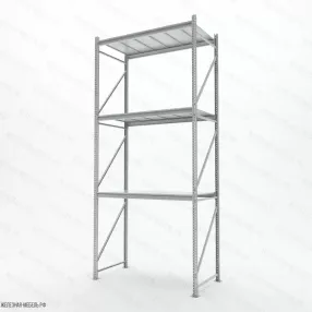 стеллаж сфм 3500х1500х800 (3 яруса с настилом) ral