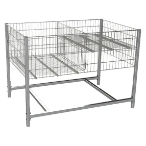 стол сетчатый для распродаж с двойным дном