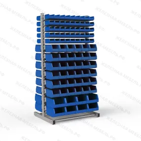 стеллаж двусторонний №145 (1835х950х760)