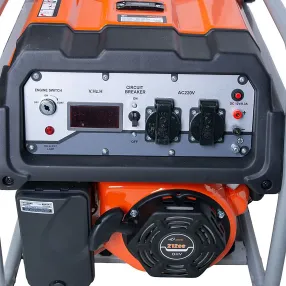 генератор бензиновый tor km3800h 2,5 квт 220в 16 л с кнопкой запуска и колесами