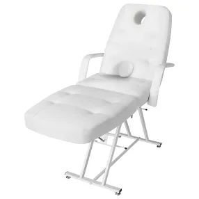 кресло косметологическое усиленное (механический привод) обивка люкс-2 + отверстие для лица