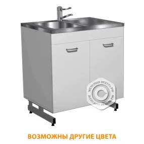 стол-мойка стм-203 «премиум» 800 (корпус металл серый, каркас серый)