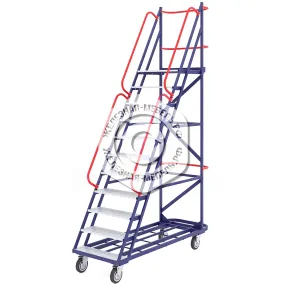 лестница передвижная, десять ступеней лс 10