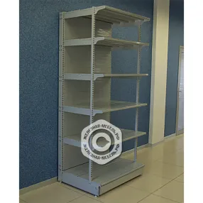 стеллаж торговый усиленный с дополнительной стойкой 25 серия