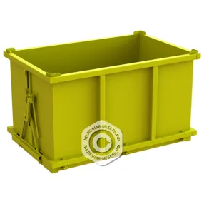 контейнер металлический с откидным дном кг м-310.900