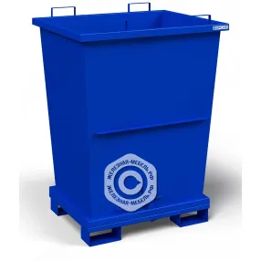 контейнер металлический с откидным дном ко-1500