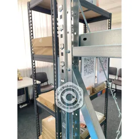 стеллаж ms u 2500х1000х1000 (4 полки, нагрузка на полку 200 кг)