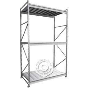 стеллаж ms pro z 2500х1500х800 (3 яруса с настилом)