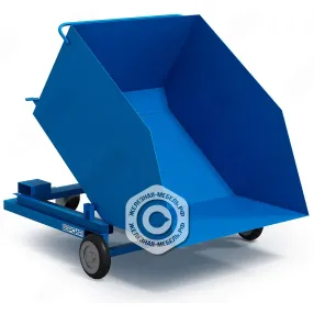 контейнер металлический опрокидывающийся ко-03 на колёсах