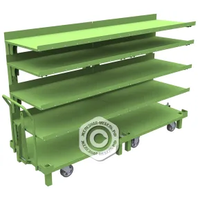 тележка консольная двойная (5 уровней) 1617х2586х828