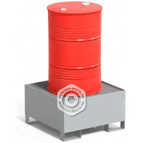 поддон для хранения бочки пдб-01, оцинкованный решетчатый настил