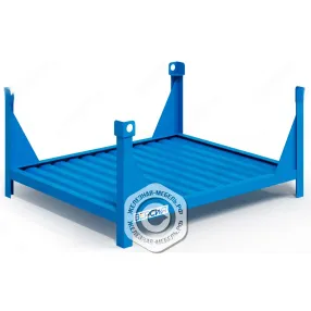 паллет штабелируемый с 4-мя угловыми стойками (569х1200х1000)