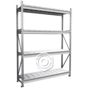 стеллаж ms pro z 2000х1500х400 (4 яруса с настилом)