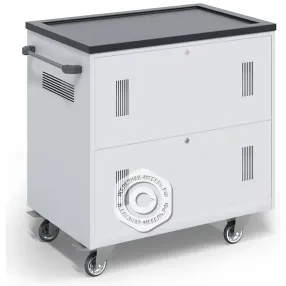 тележка для хранения и зарядки 34 ноутбуков с электросхемой