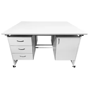 стол лабораторный островной сло 22.006 (белый)