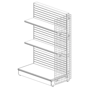 решётка с двойным контуром 50х50 мм