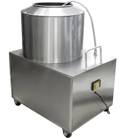 картофелечистка roal yq-450ss (535х740х930мм; 220в; 2,2квт; 22 кг., произв. 300-500кг/час, нерж.)