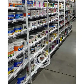 стеллаж торговый усиленный с передней стойкой 25 серия