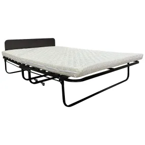 двуспальная раскладушка «экстра» 2000х1400 с матрасом пвв (плотность 45) 80мм.