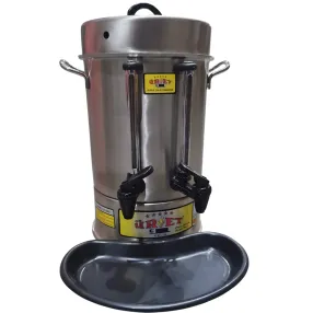 самовар электрический автоматический с термостатом и заварным блоком uret (9 л)