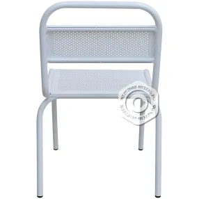 стул металлический перфорированный ст11 для медицинских учреждений белый