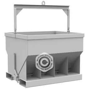 контейнер металлический с откидным дном кг м-315 для сыпучих грузов