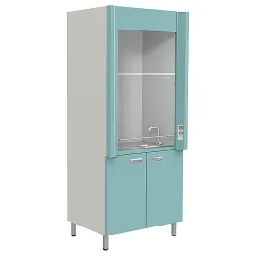 шкаф вытяжной forlab шв-01-902 эконом с подводом воды (шв-01-мск) керамогранит