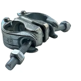 хомут поворотный 48х48 мм, кованый, оцинкованный (упаковка 25 шт) «s»