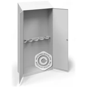 шкаф для 5-ти кислородных баллонов на 10 л. шгбк-014 усиленный с наклонной крышей