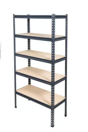 стеллаж everest beamy simple 2000х1200х500 (5 деревянных полок)