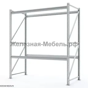 стеллаж сфм 2000х1750х800 (2 яруса без настила) ral