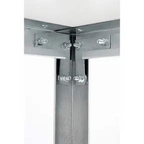 стол производственный без борта со сплошной полкой сп-16/7-п-эц