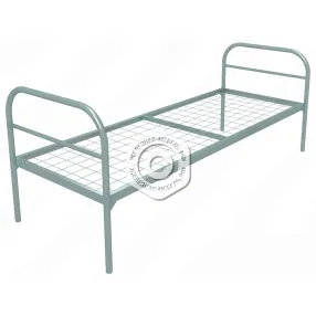 кровать металлическая одноярусная «эконом +» (900х1900, сетка 100х50, 1 перемычка)